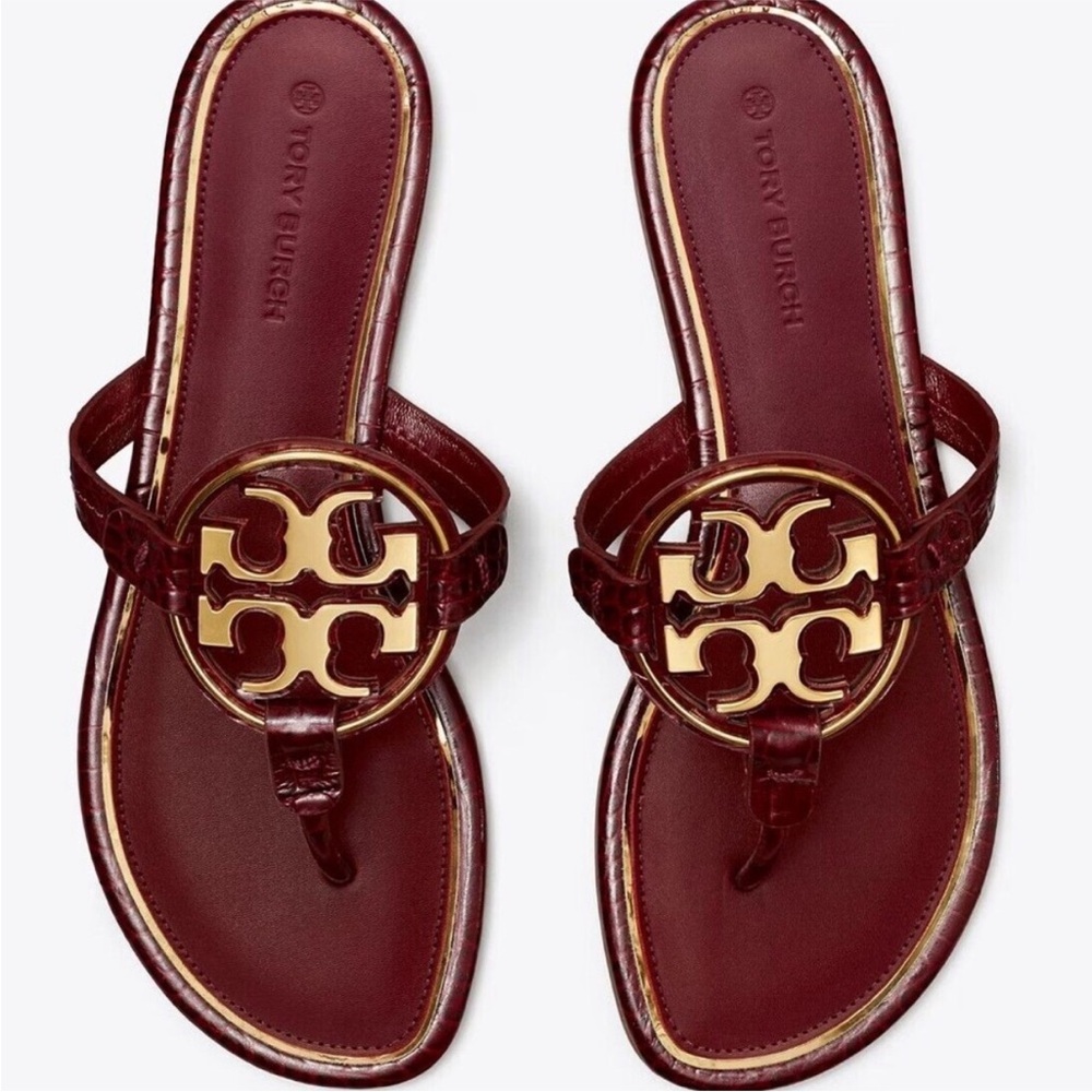Tory Burch Women's Deep Red Sandals